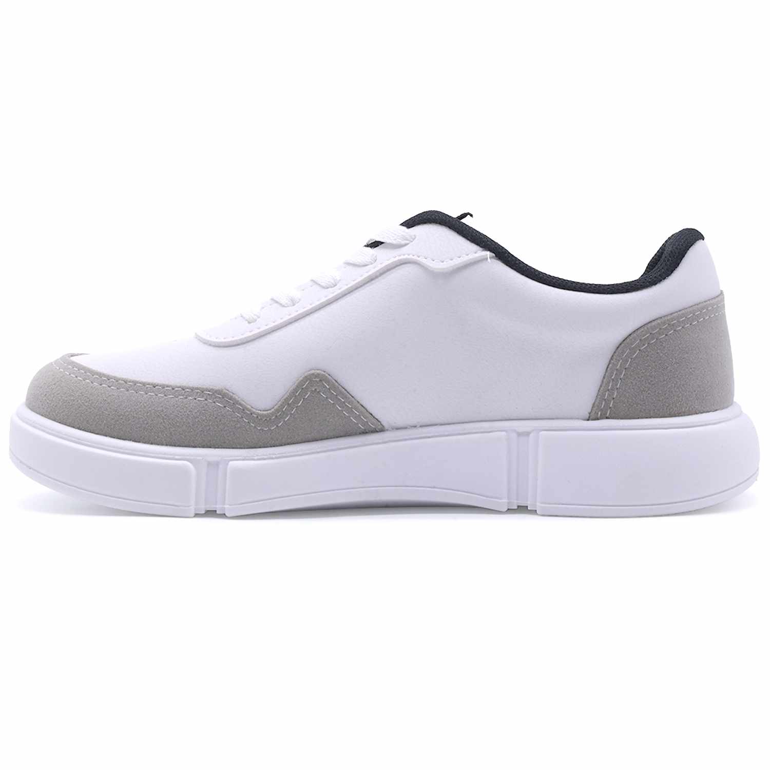 BR Youth White & Black Trainers