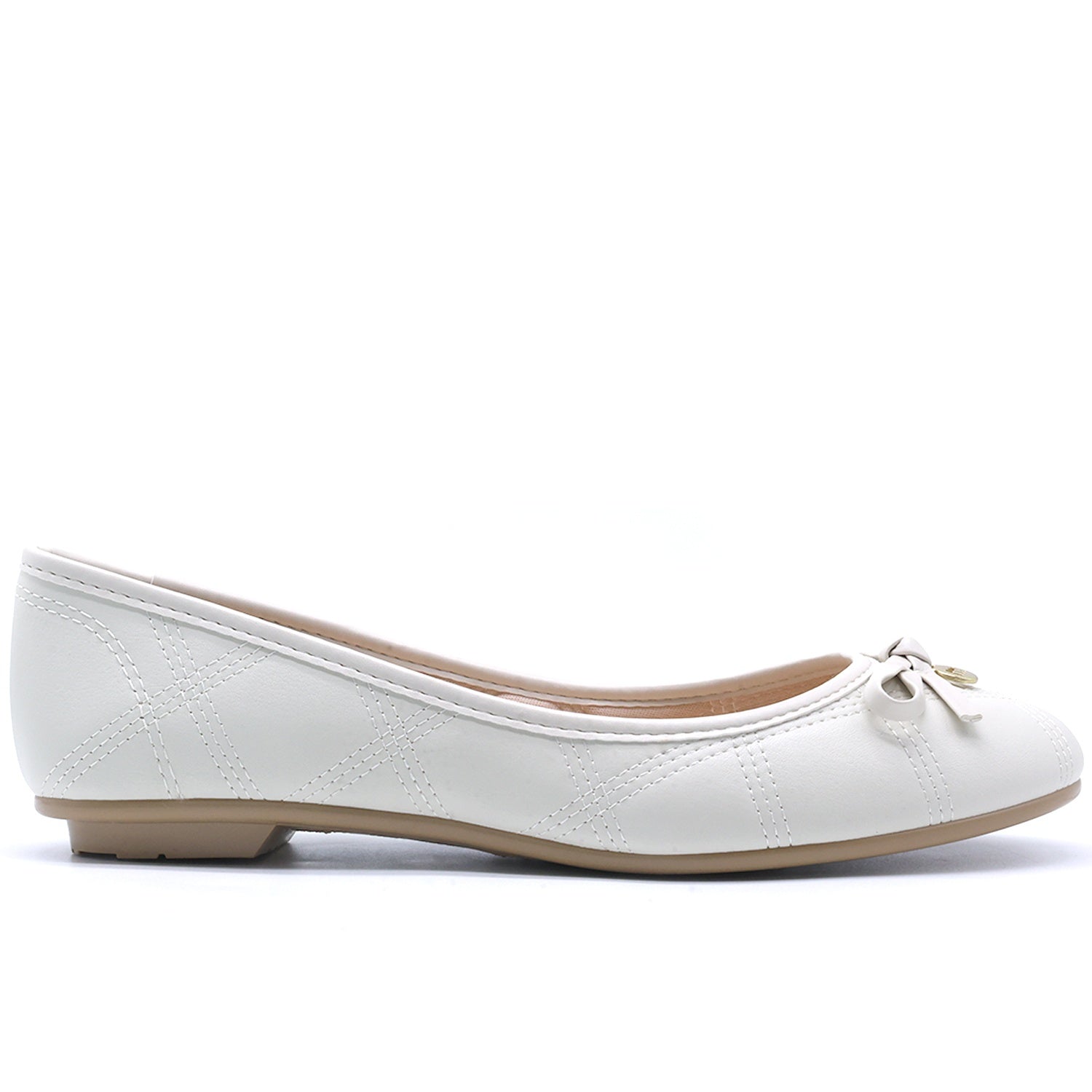 BR White Bow Ballerina