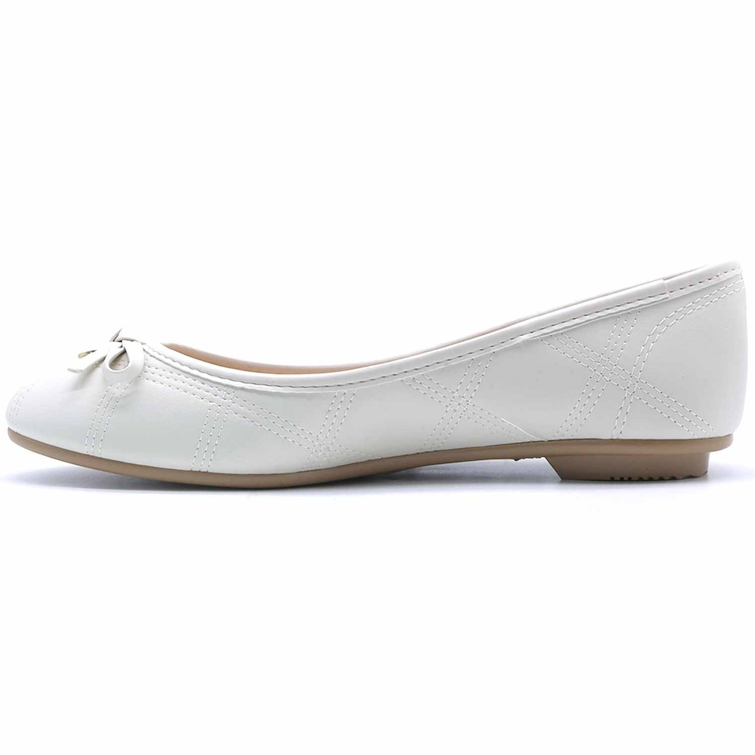 BR White Bow Ballerina