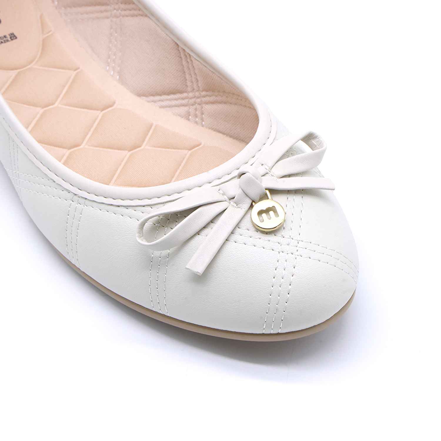 BR White Bow Ballerina