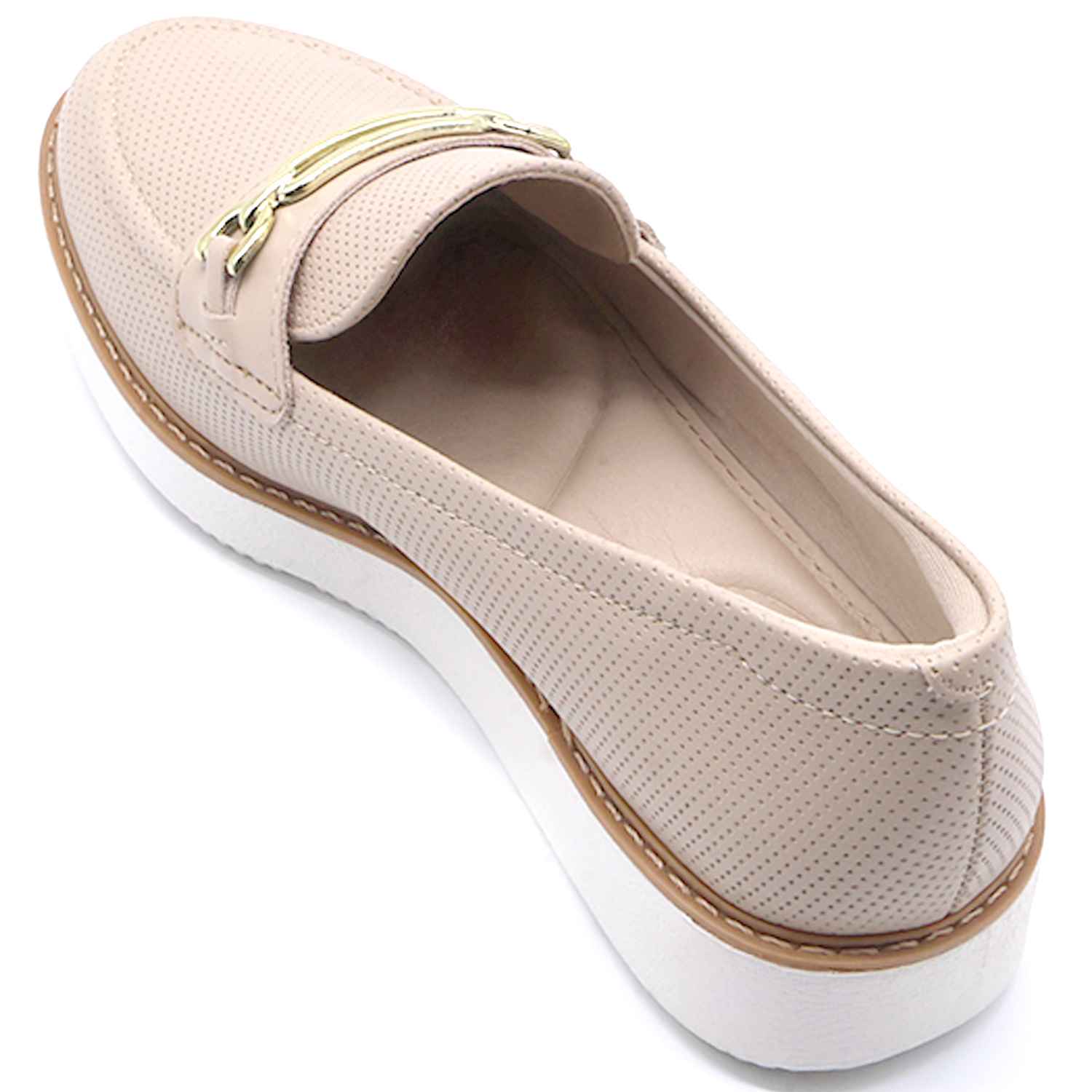 Br Extralight Beige Horsebit Loafer