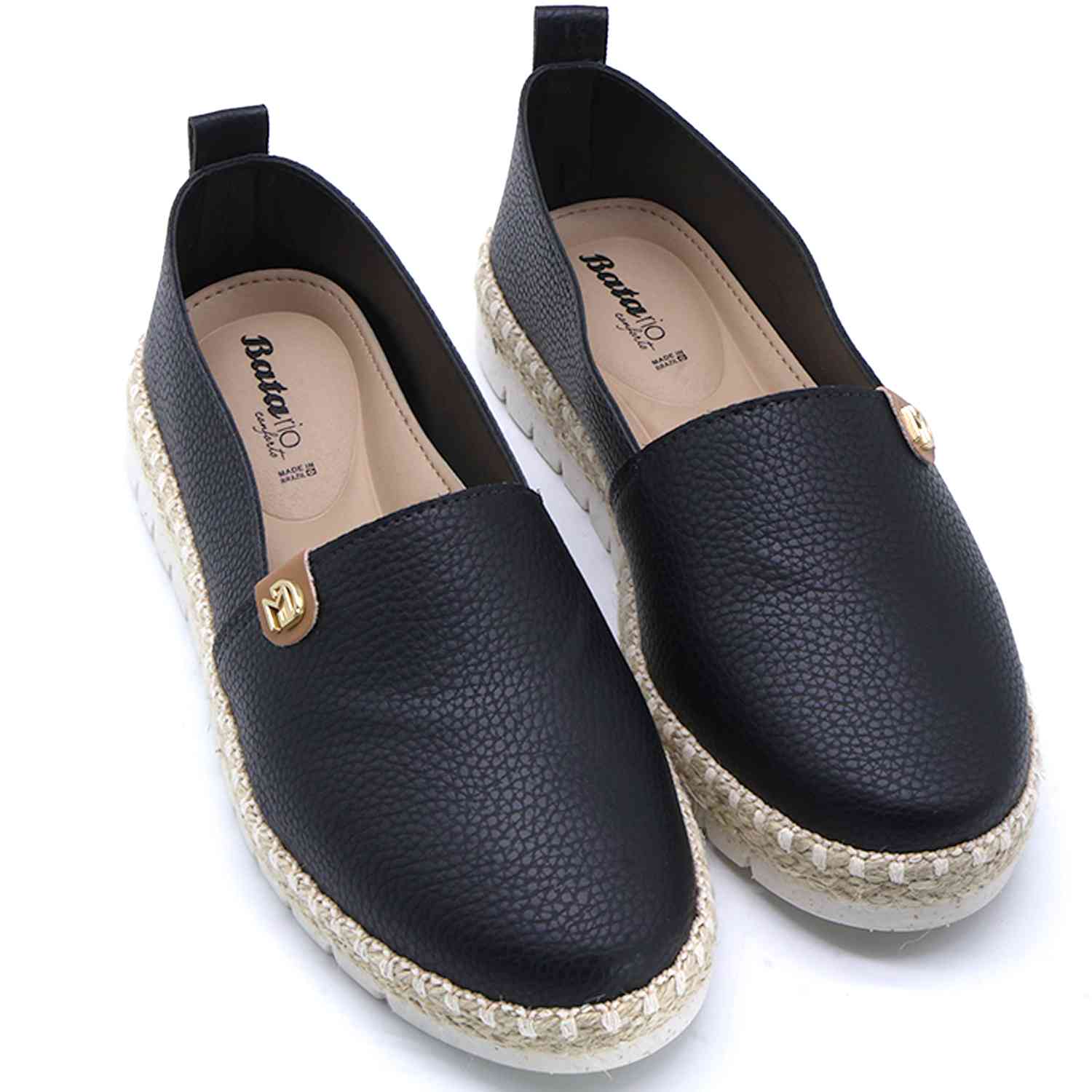 BR Comfy Black Espadrilles