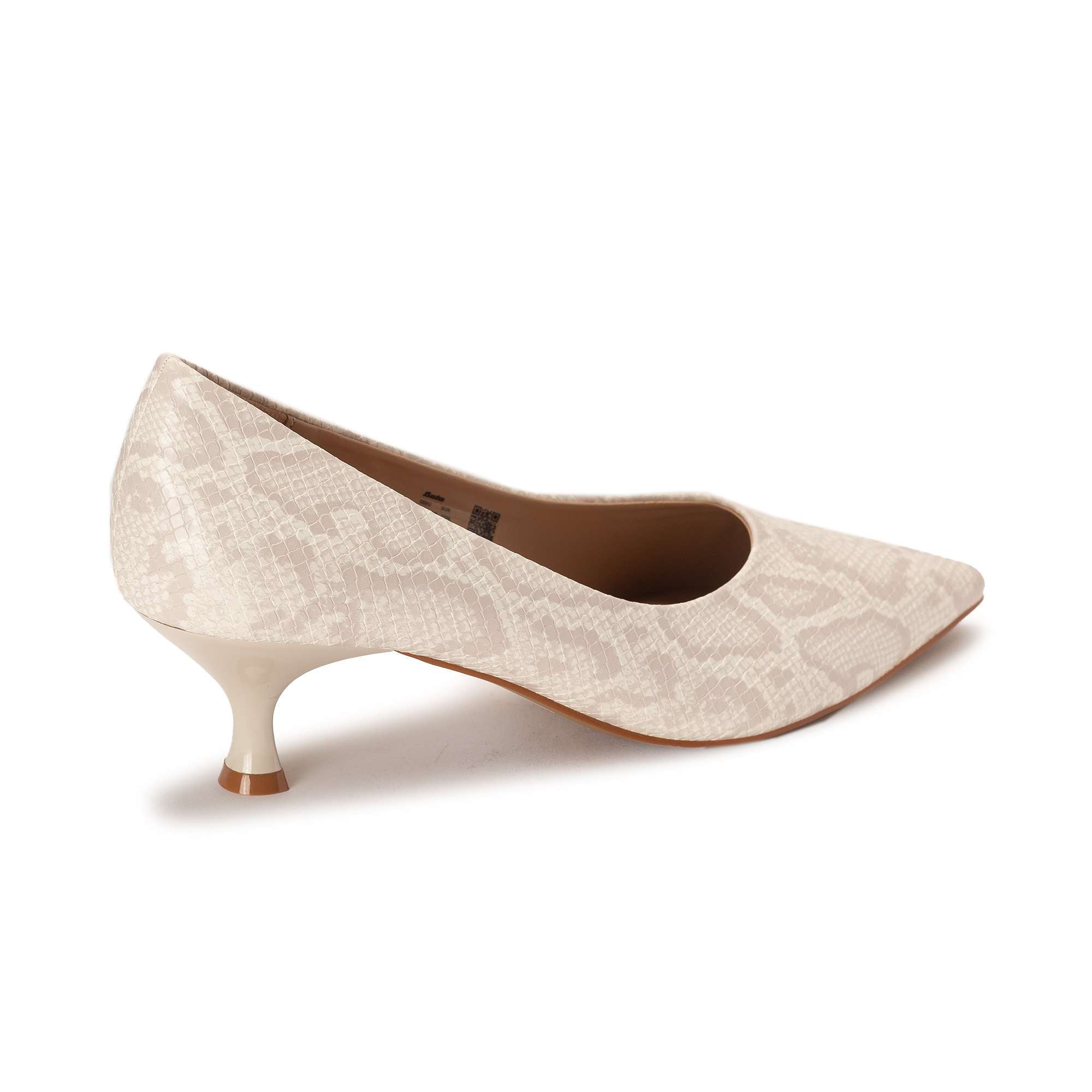 Low Snakeskin Stilettos