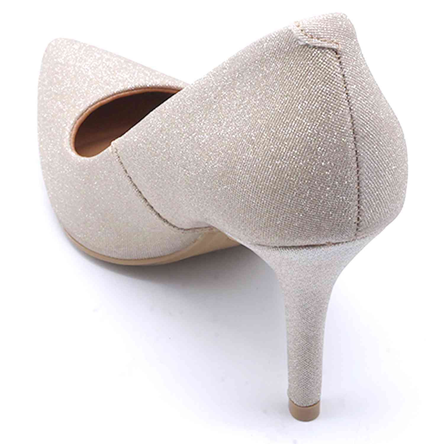 BR High Gold Glitter Stilletos