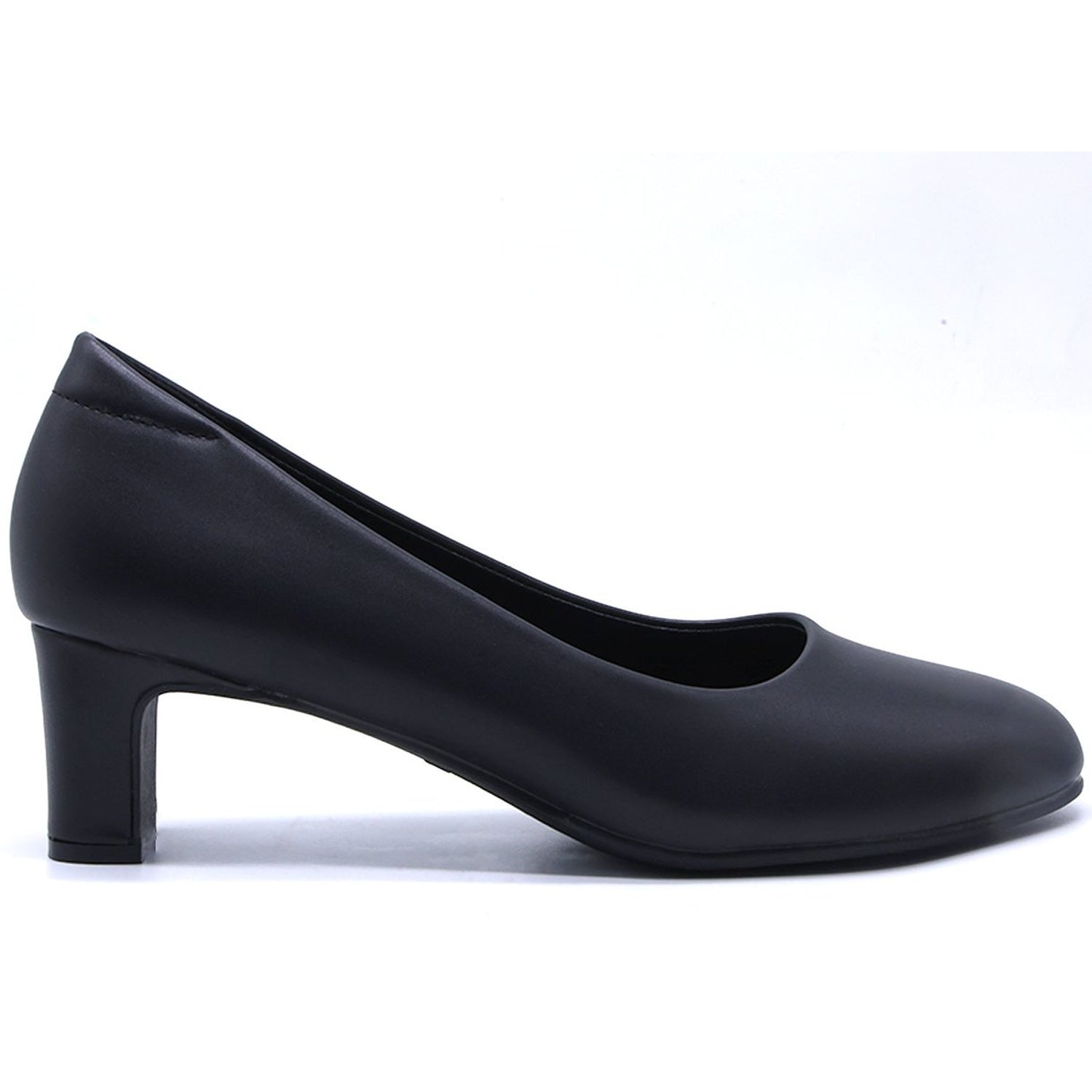 Comfit Classic Black Block Heel Pumps