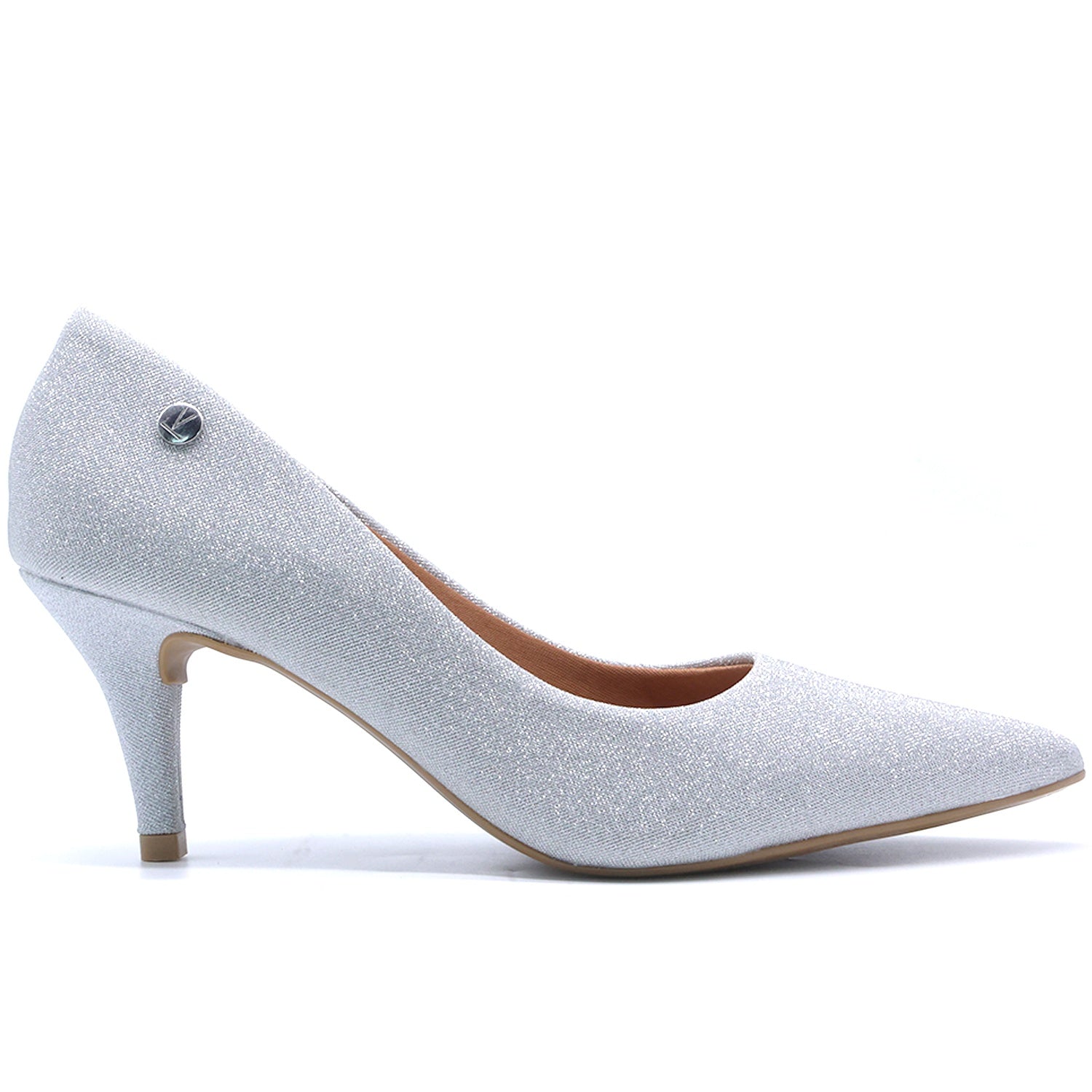 BR Low Silver Glitter Stilletos