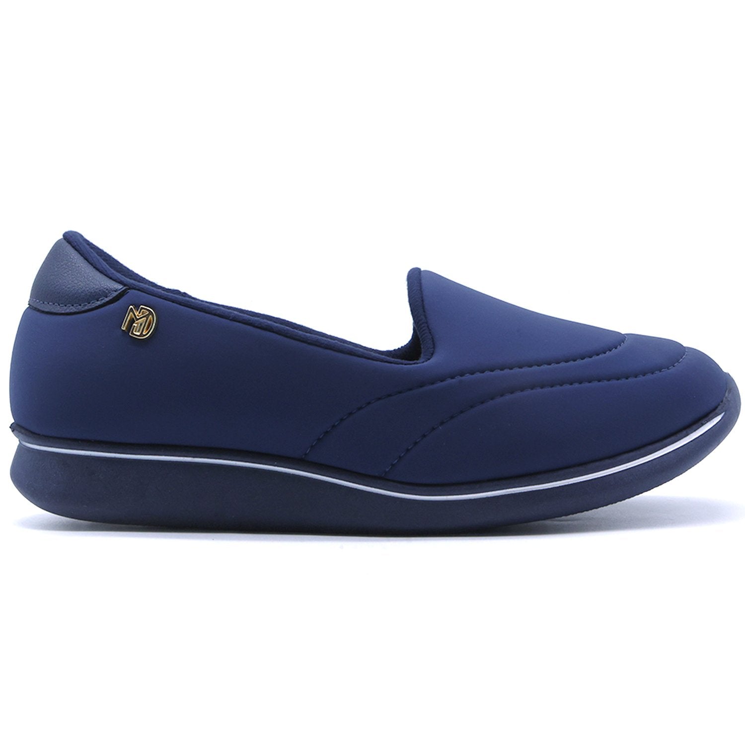 BR Comfy Navy Lycra Loafer