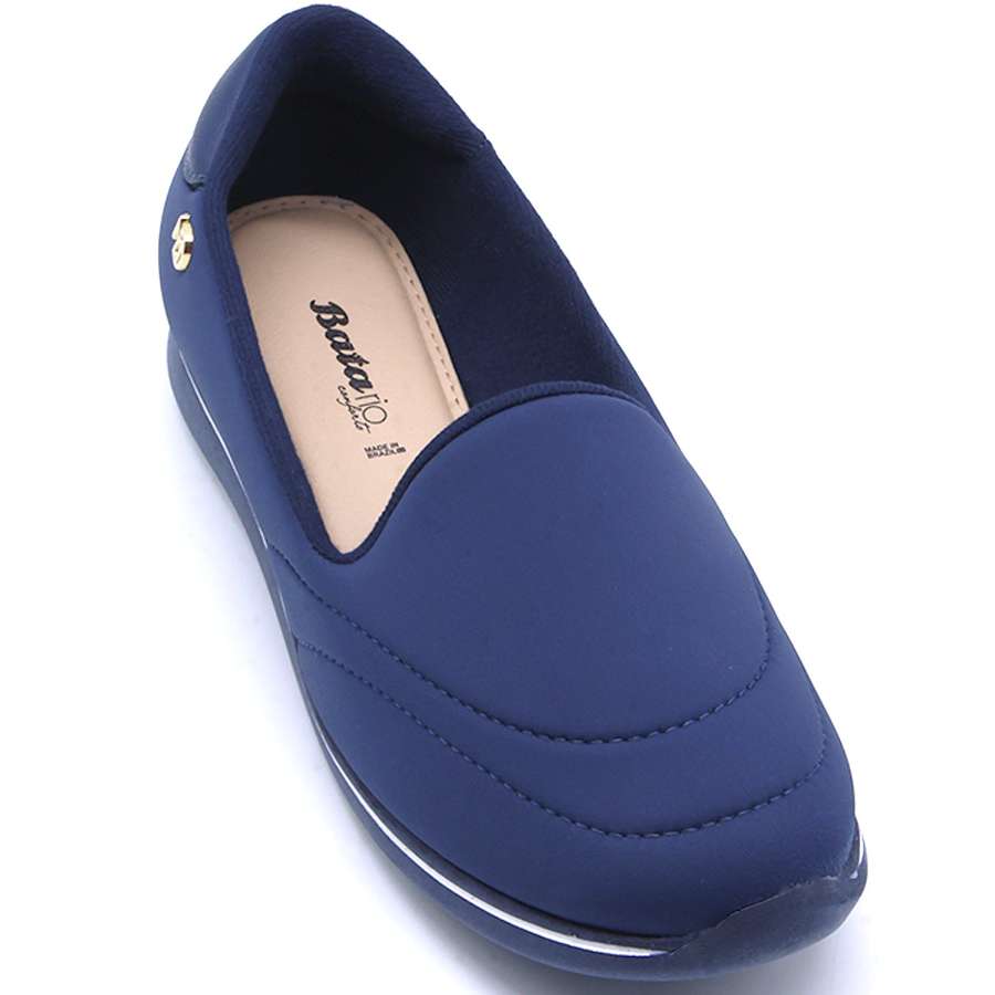 BR Comfy Navy Lycra Loafer