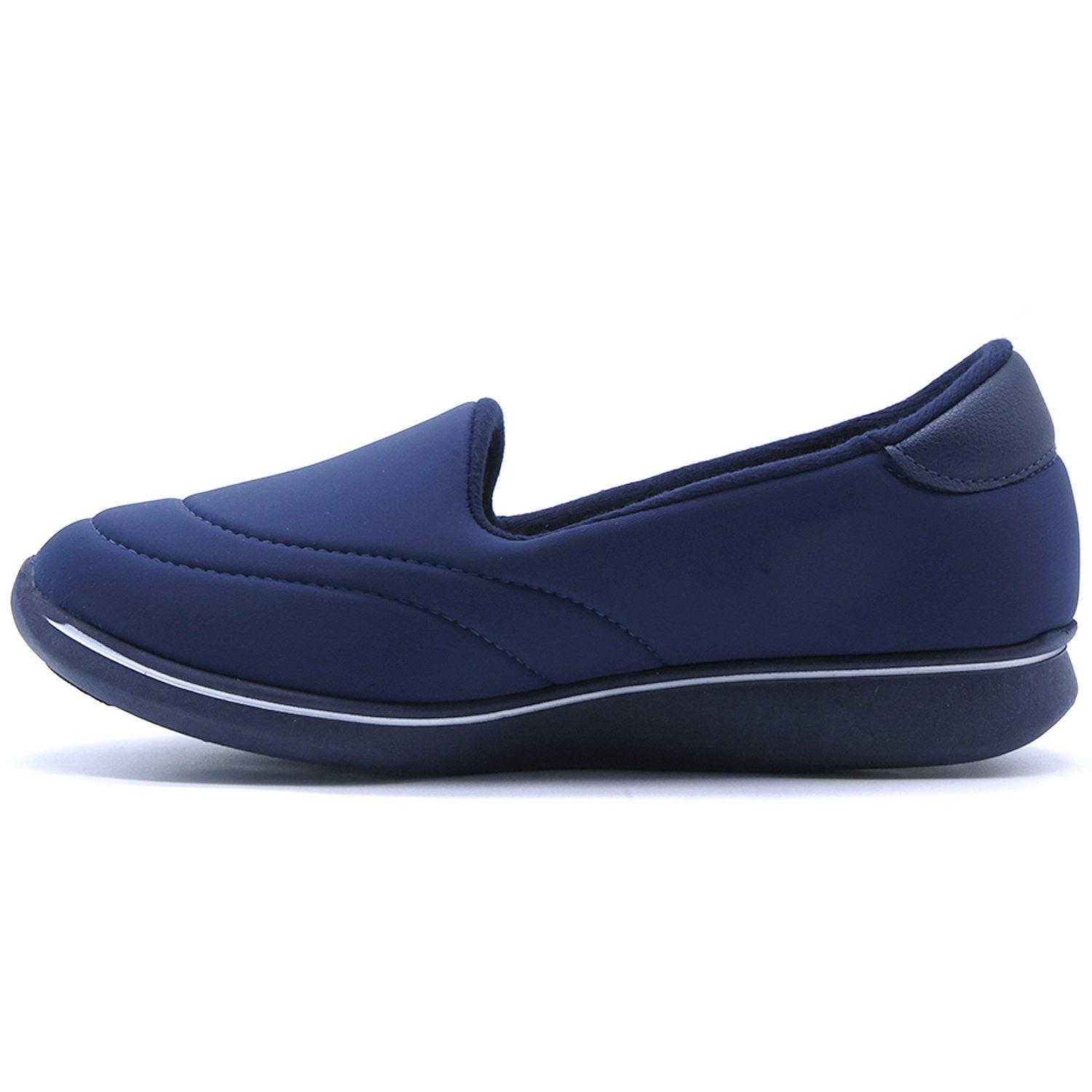 BR Comfy Navy Lycra Loafer