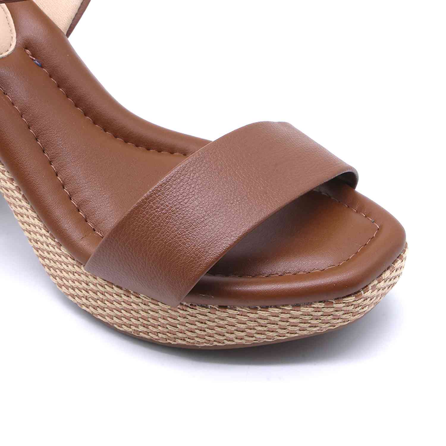 BR Comfy Platform Camel Sandals