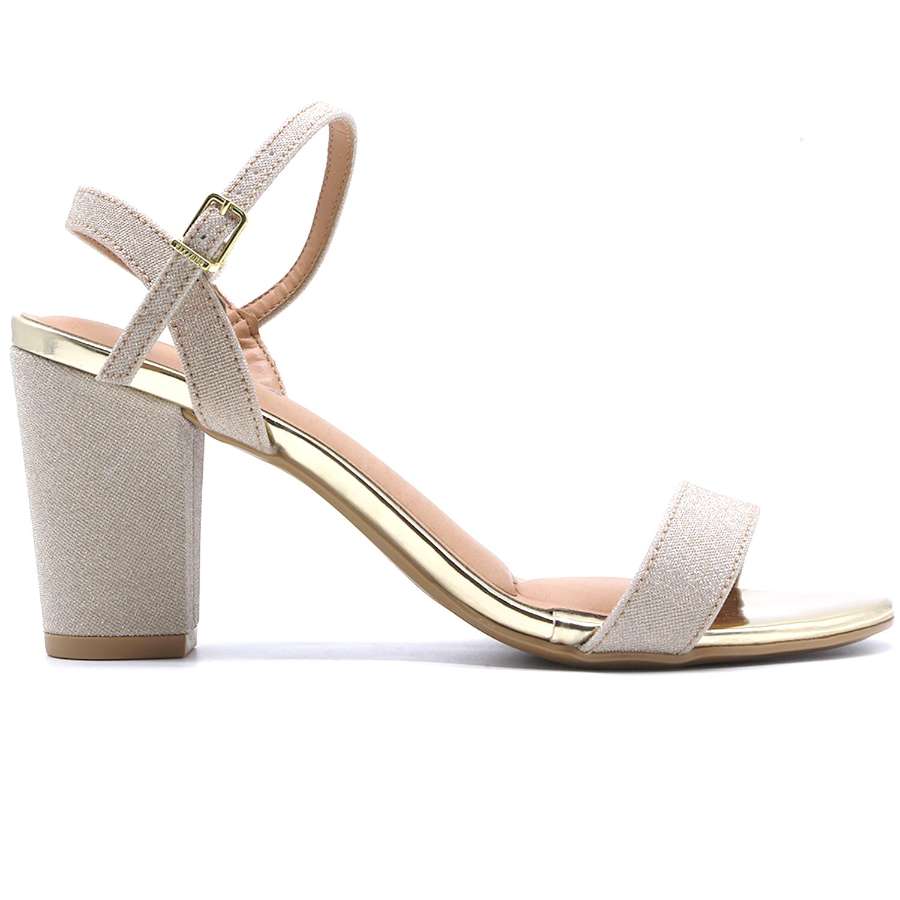 BR Gold Glitter Sandal