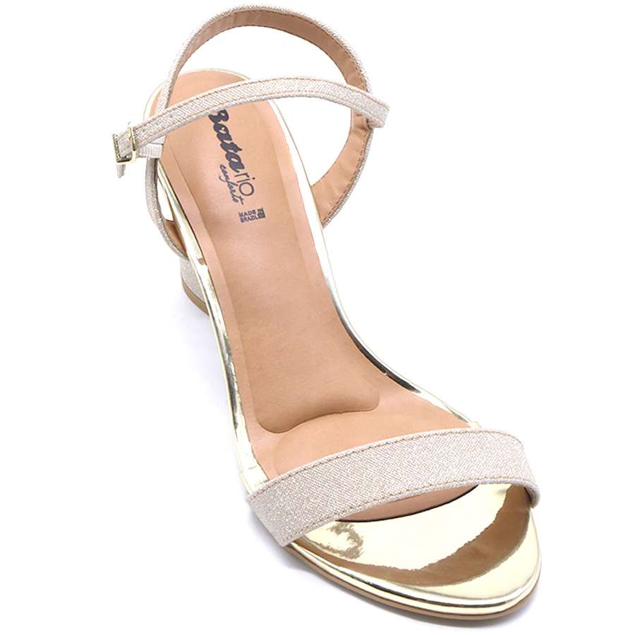 BR Gold Glitter Sandal