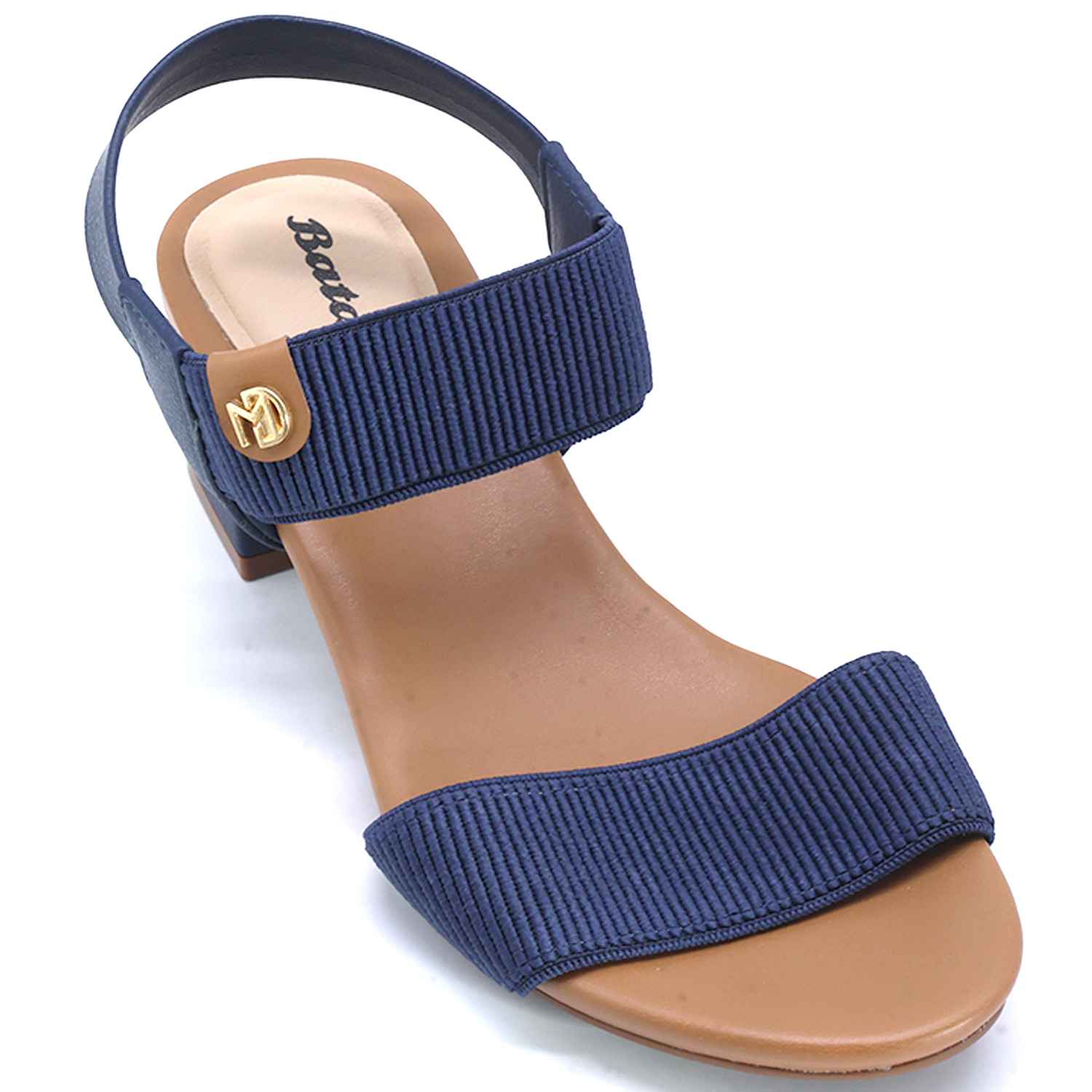 BR Navy Elastic Sandal
