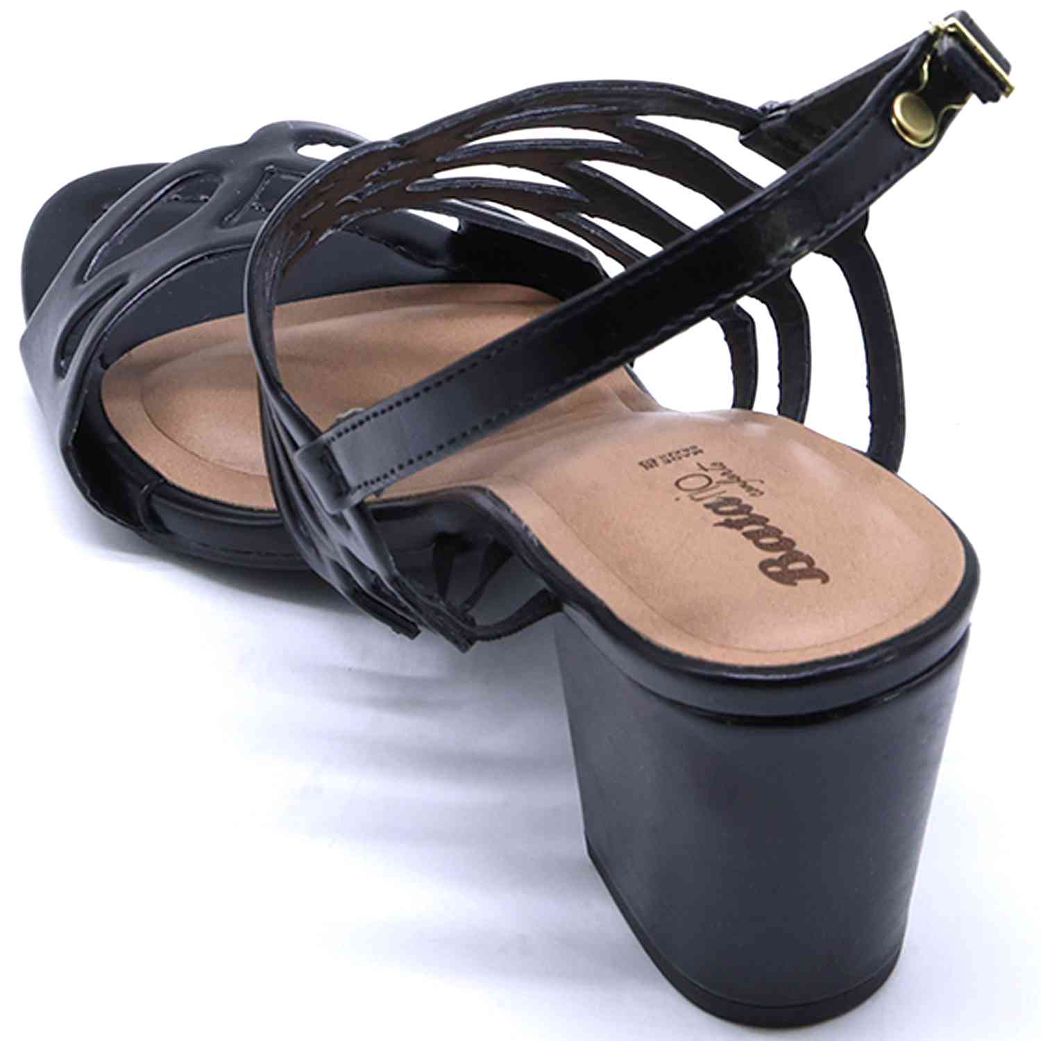 BR Black Cage Sandal