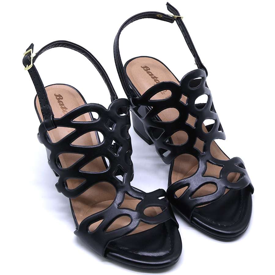 BR Black Cage Sandal