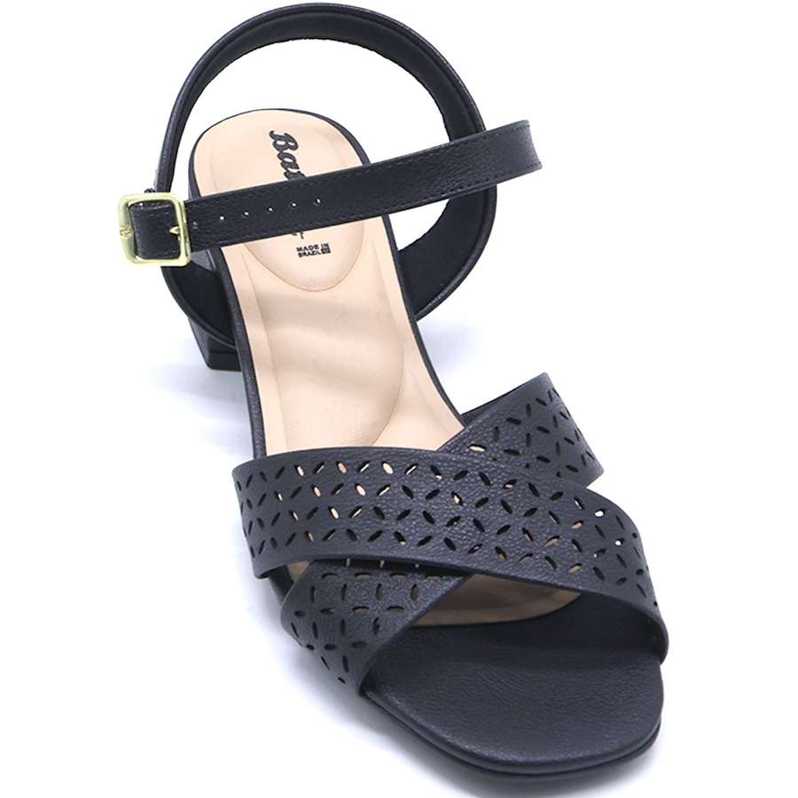 BR Black Lasered Sandal