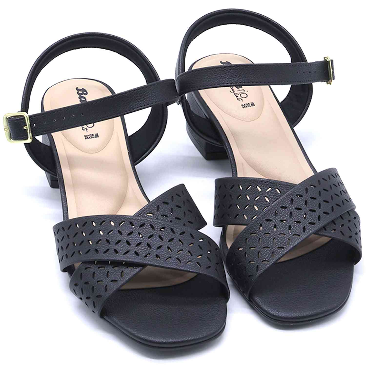 BR Black Lasered Sandal