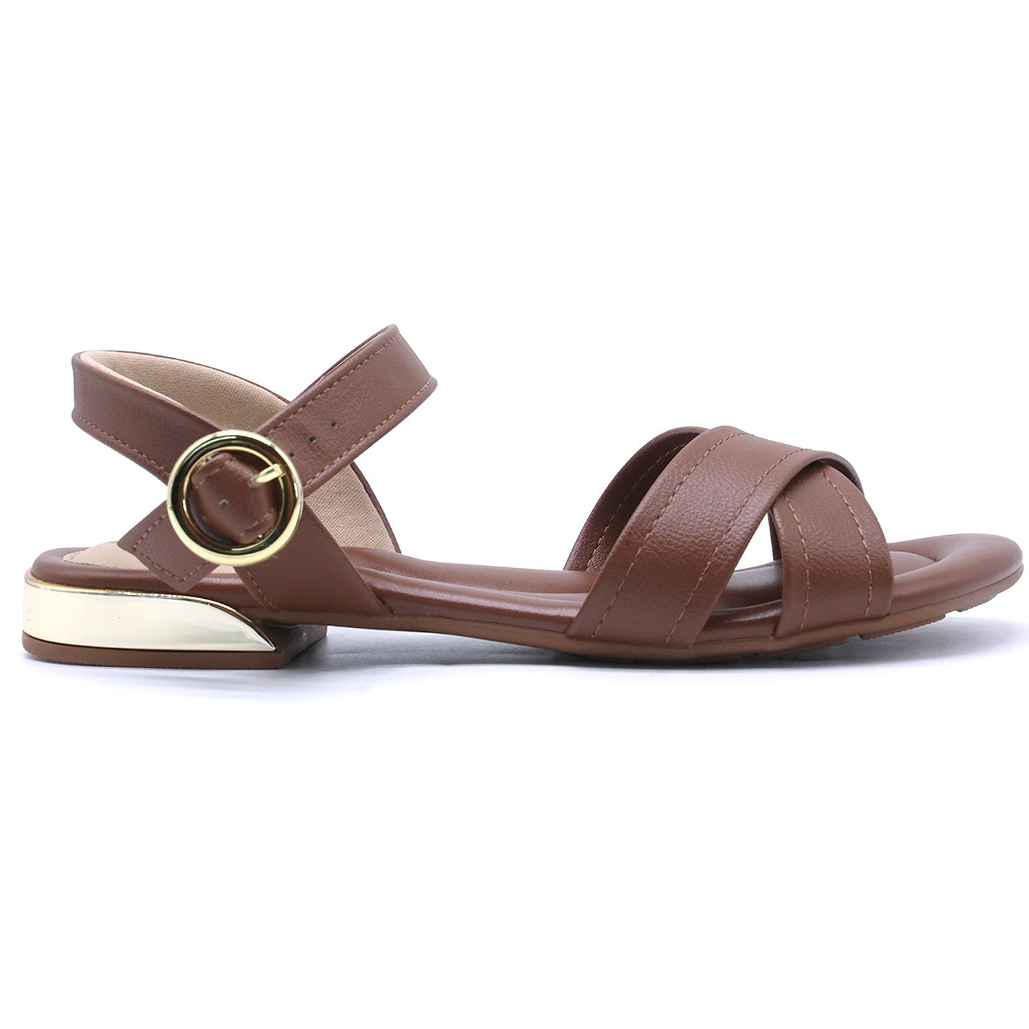 BR CROSSOVER BROWN SANDALS