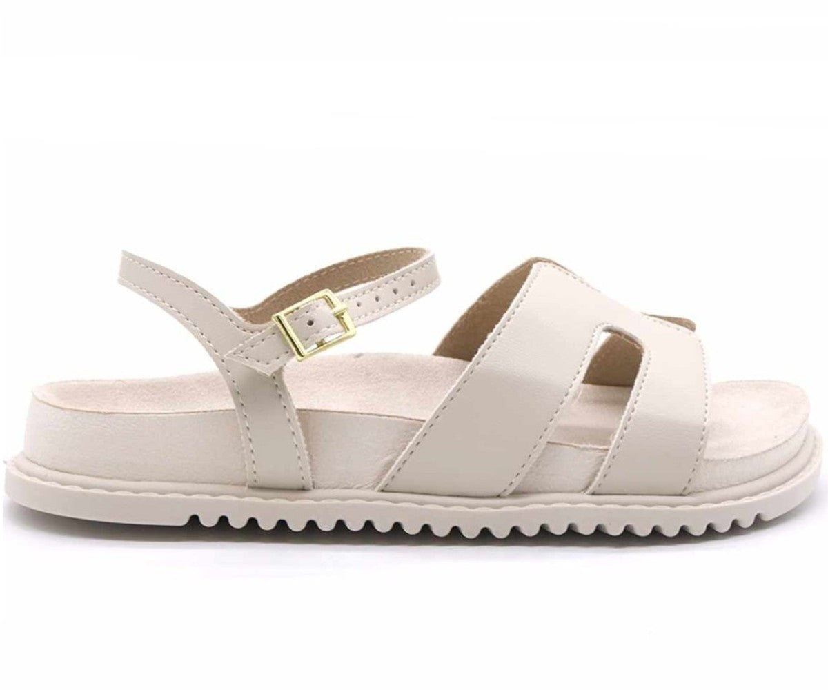 BR White Cutout Sandal