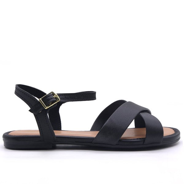 BR Classic Black Crossover Sandal