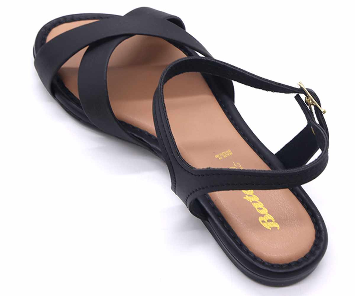BR Classic Black Crossover Sandal