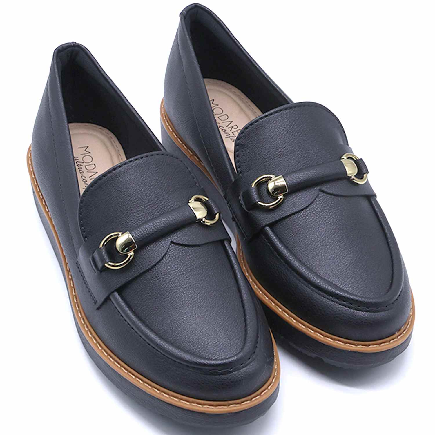 Br Extralight Black Horsebit Loafer