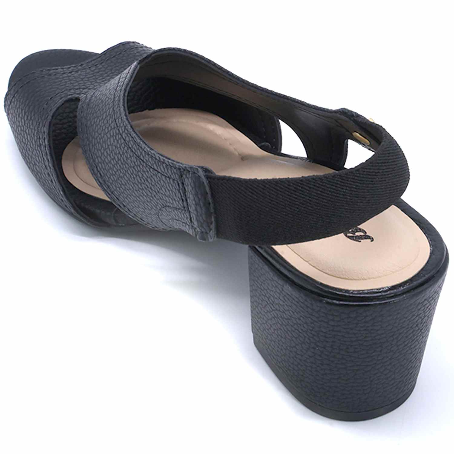 BR Black V-Cut Sandal