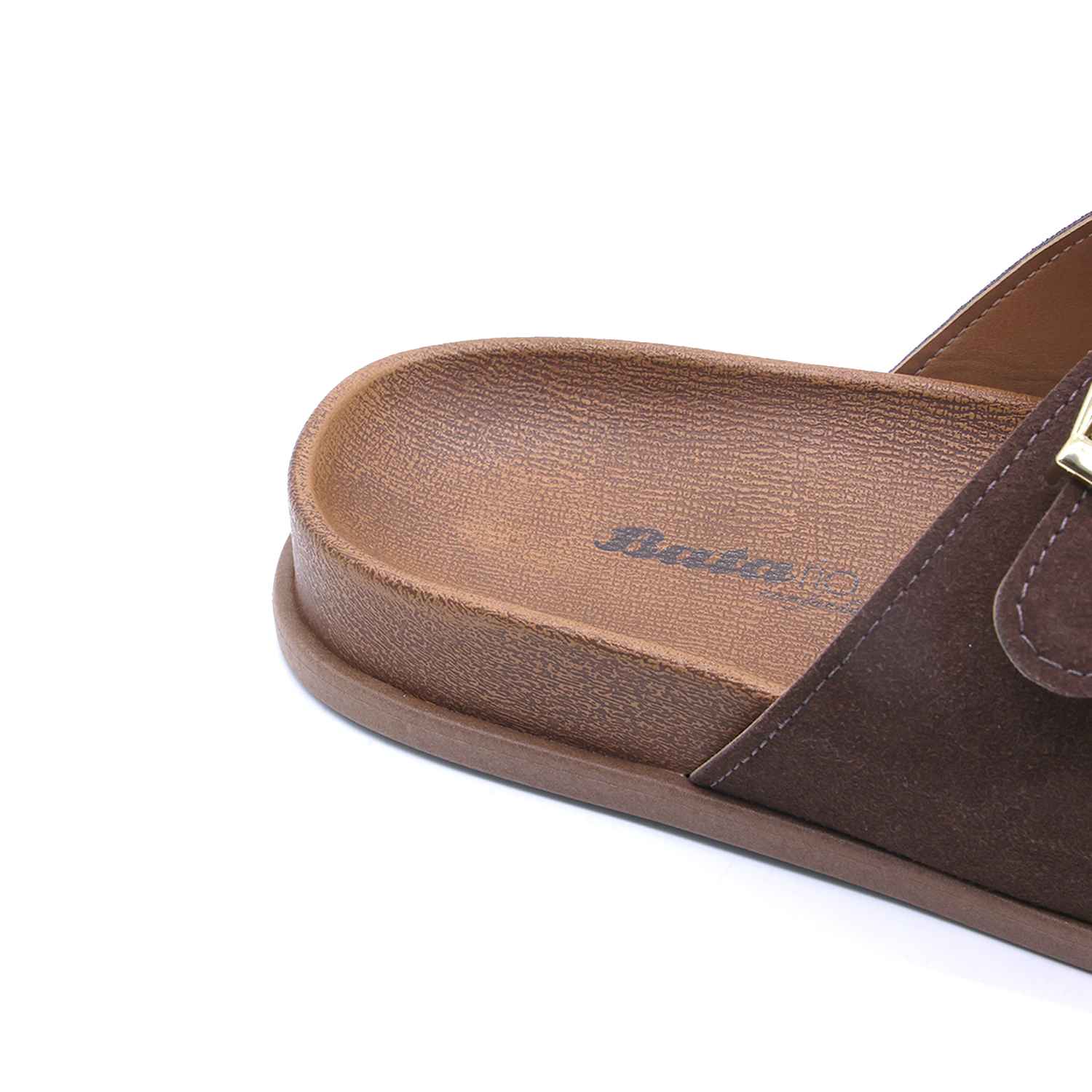 BR Brown Suede Slides