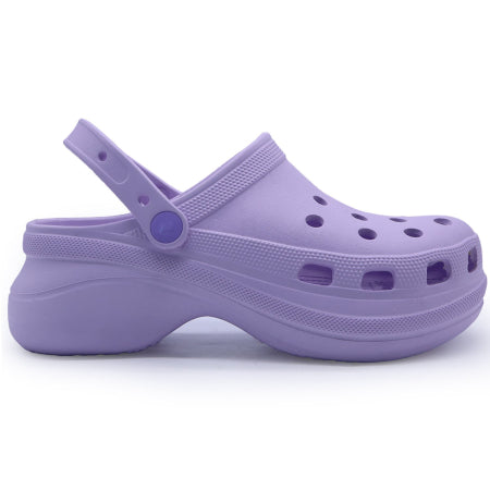 Chunky Purple Foam Clogs