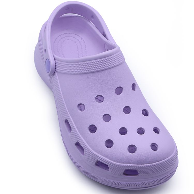 Chunky Purple Foam Clogs