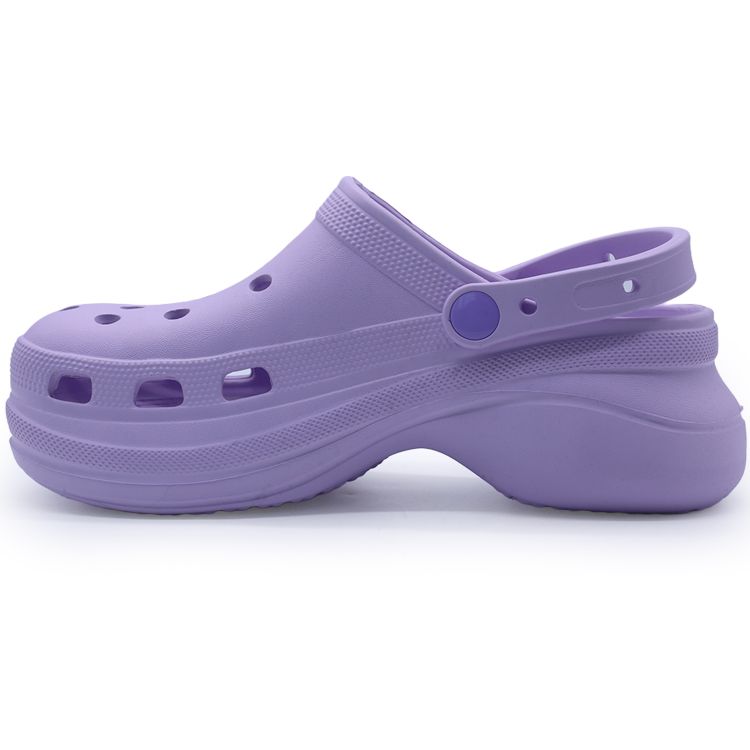 Chunky Purple Foam Clogs