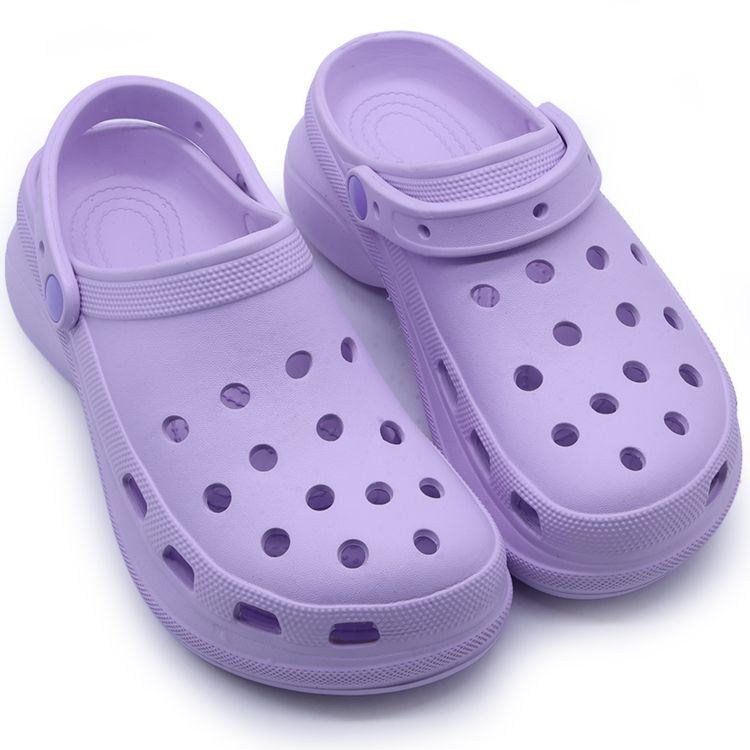 Chunky Purple Foam Clogs