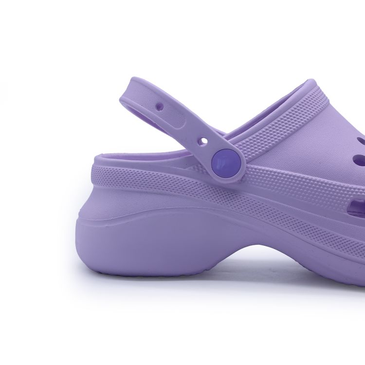 Chunky Purple Foam Clogs