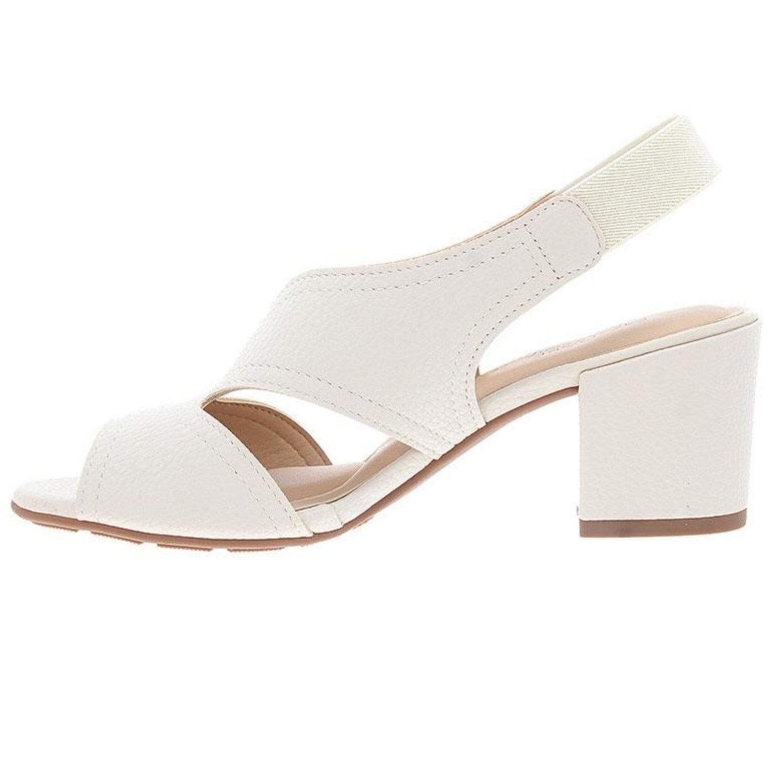 BR White V-Cut Sandal