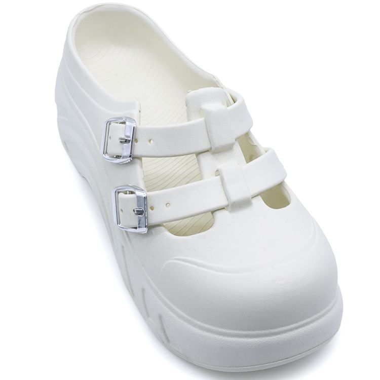 Chunky White Foam Slides