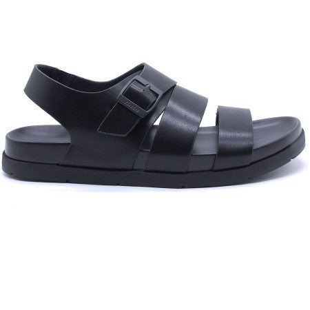 All Black Strappy Sandals