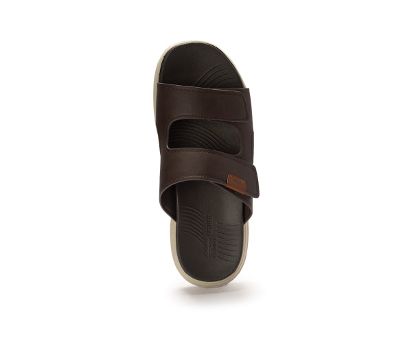 Comfit Naturfit Brown Duo Slides