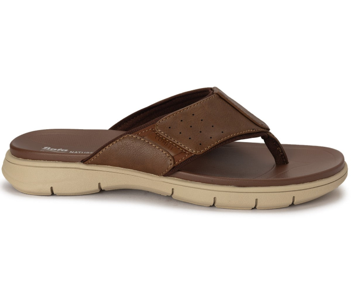 Comfit Naturfit Brown Thong Slides