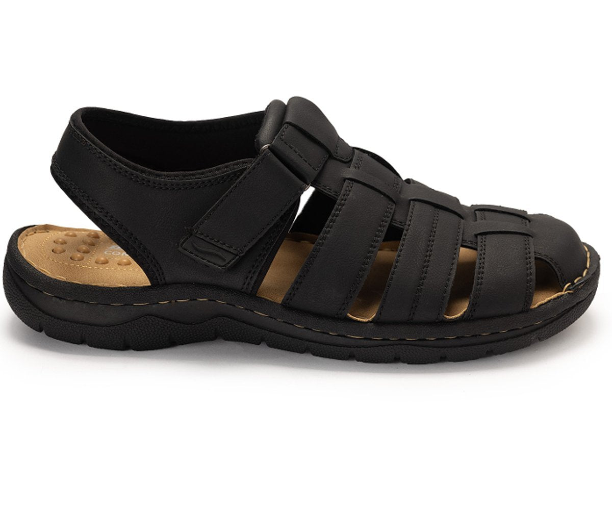 Comfit Wellness Black Sandals