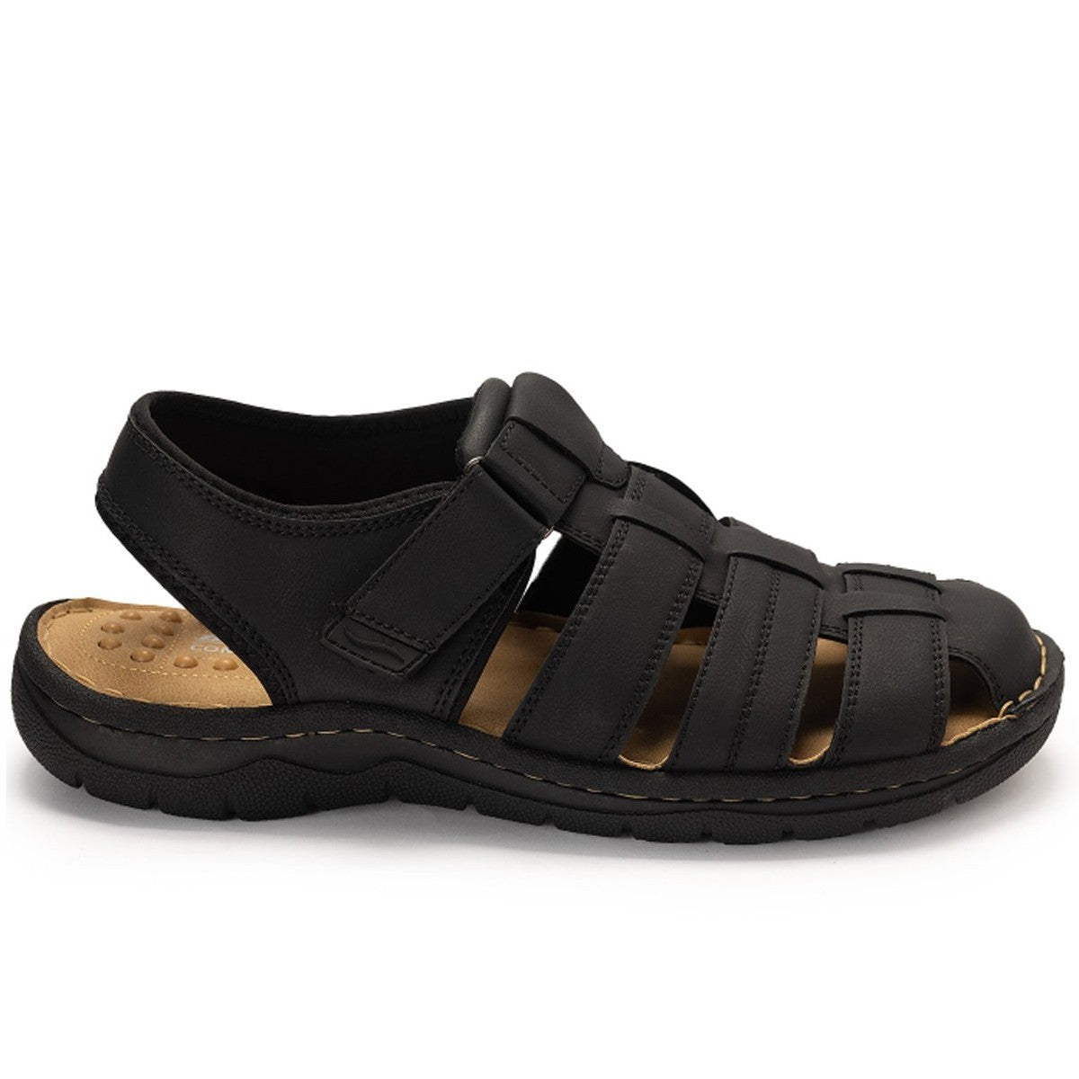 Comfit Wellness Black Sandals