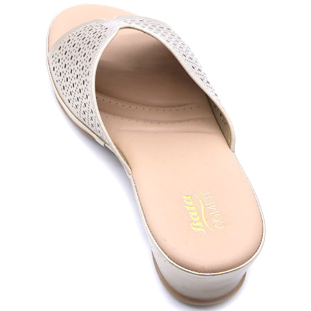 Comfit Gold Wedge Lasered Slides