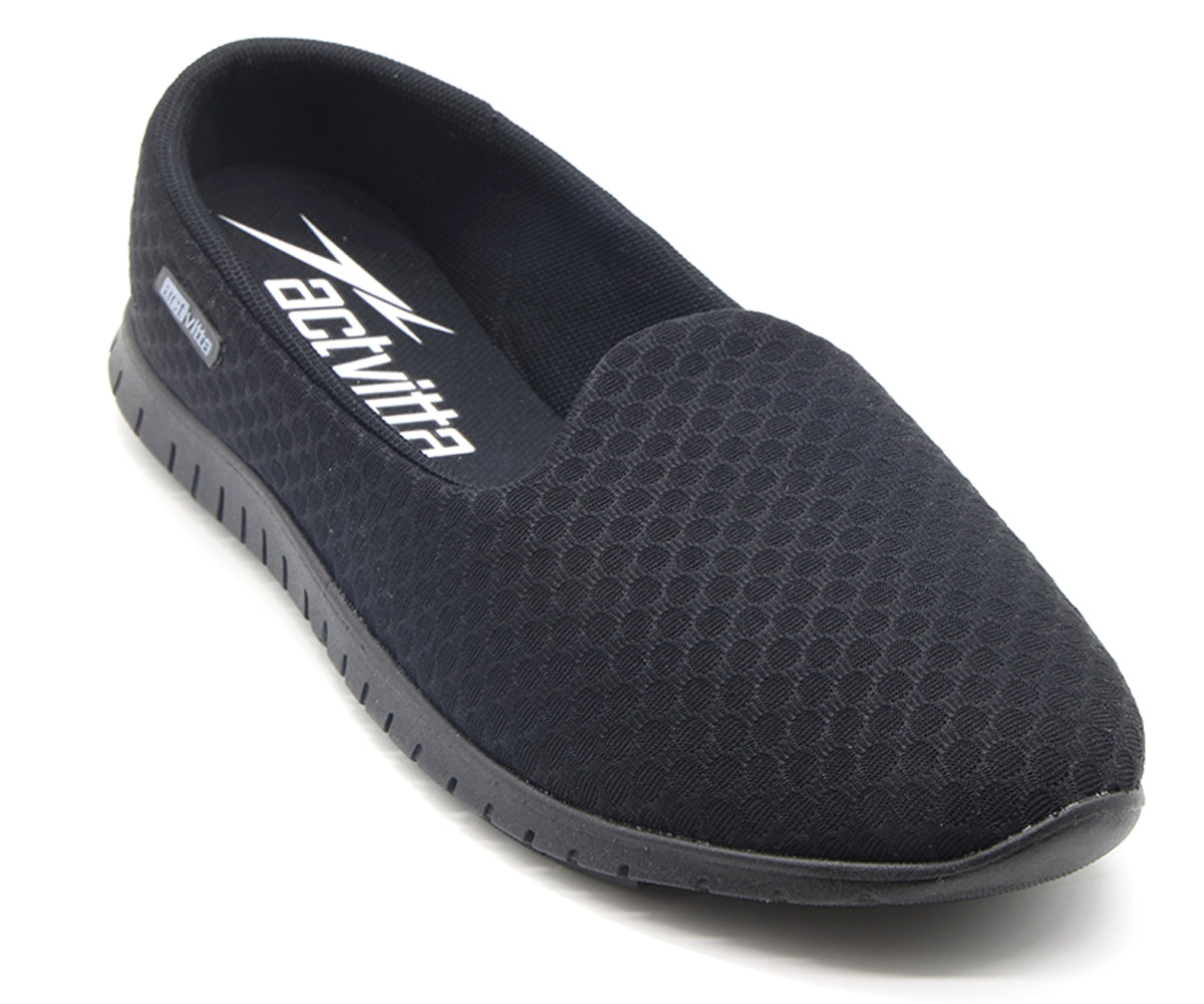 actvitta all black walking shoe
