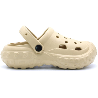 Kids Beige Foam Clogs