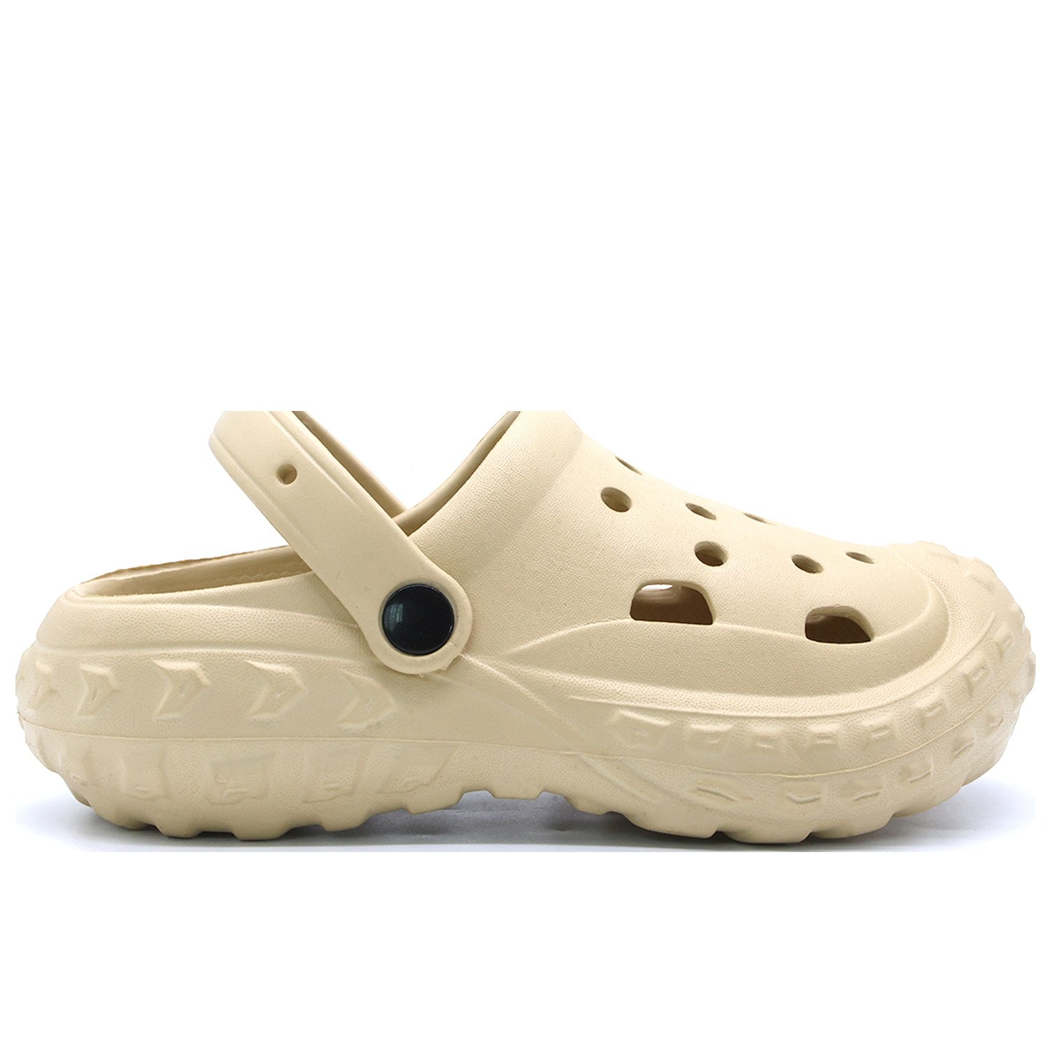 Kids Beige Foam Clogs