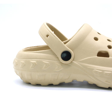 Kids Beige Foam Clogs