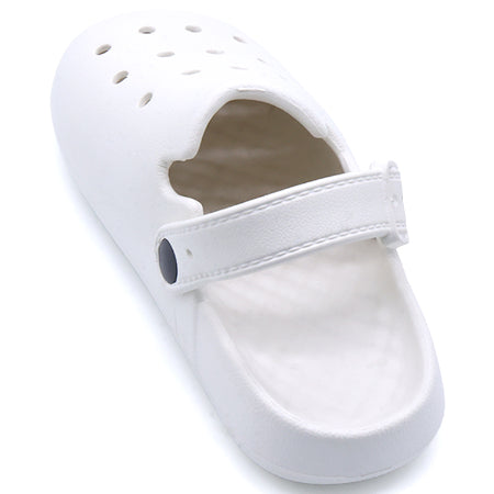 Kids White Everyday Clogs