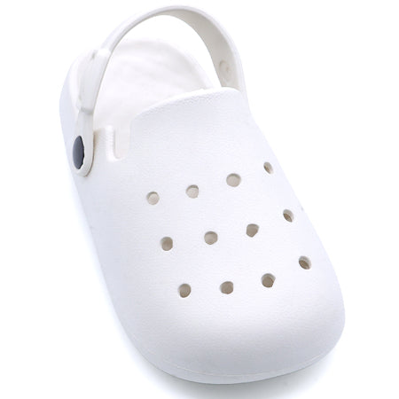 Kids White Everyday Clogs
