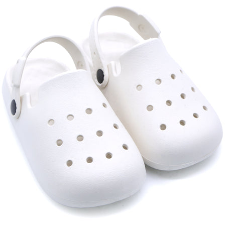 Kids White Everyday Clogs