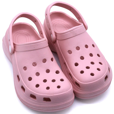 Chunky Pink Foam Clogs