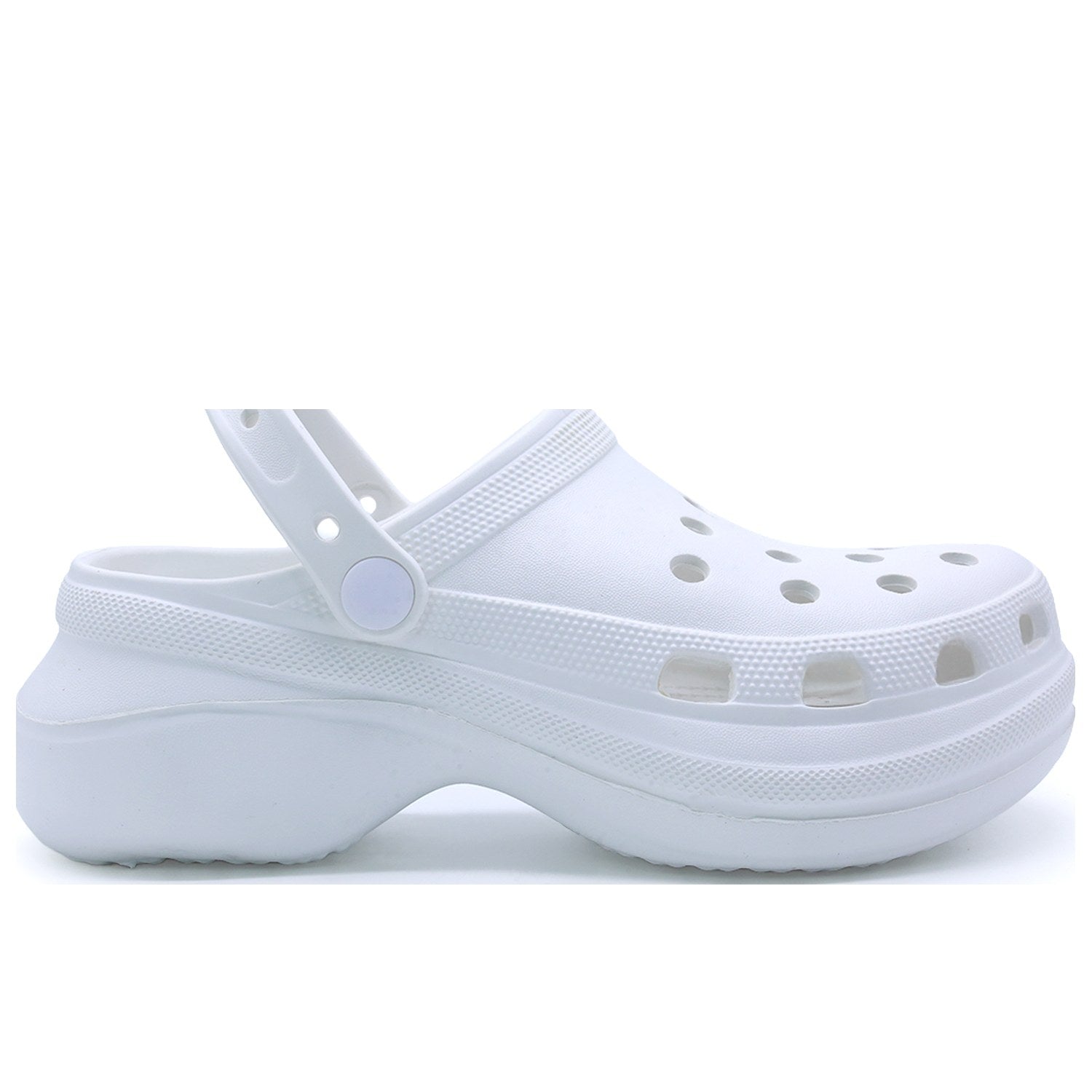 Chunky White Foam Clogs